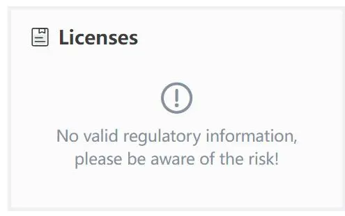 No license