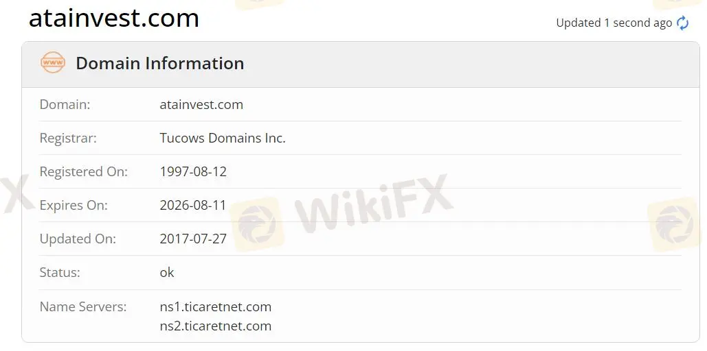 Informasi domain