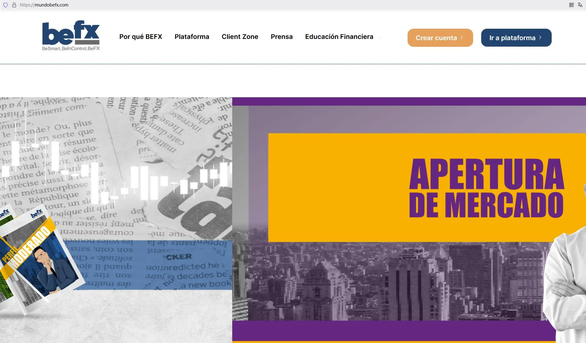 BeFX's homepage