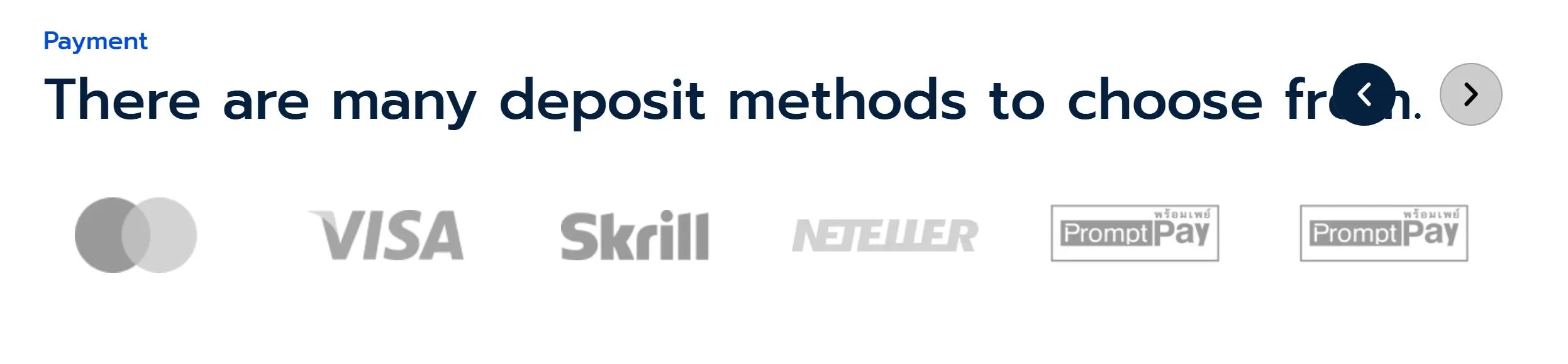 Payment options