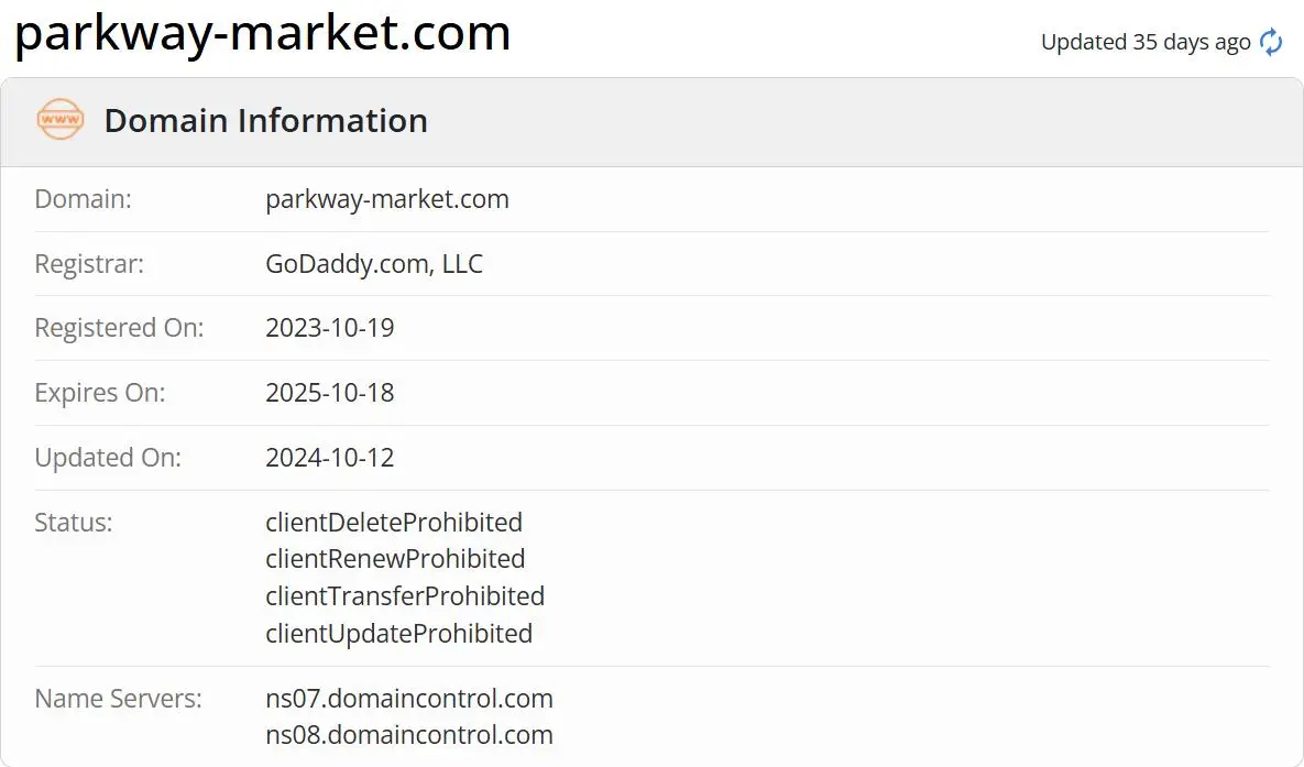 Domain information