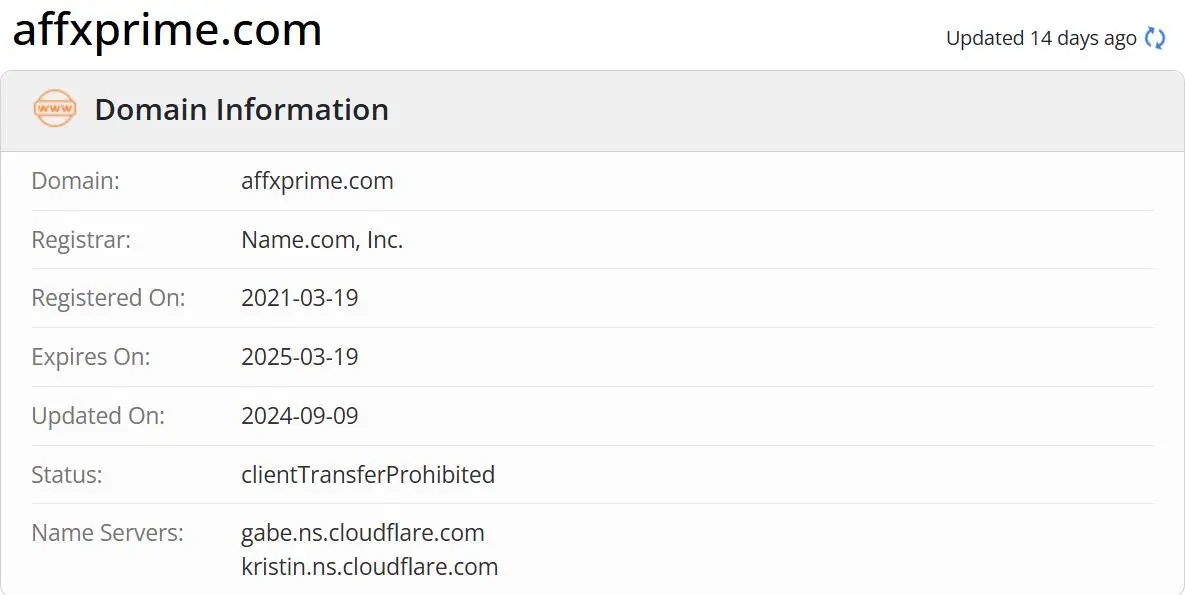 Domain information