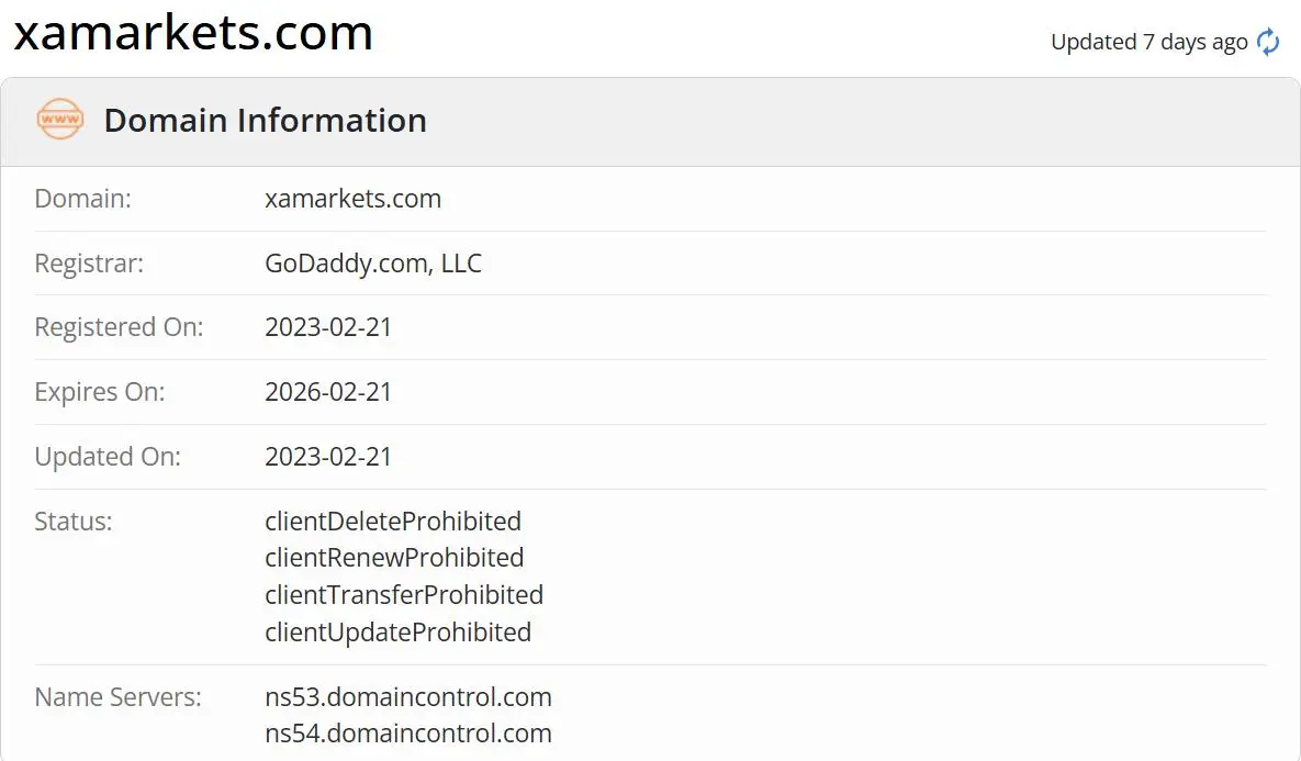 Domain information