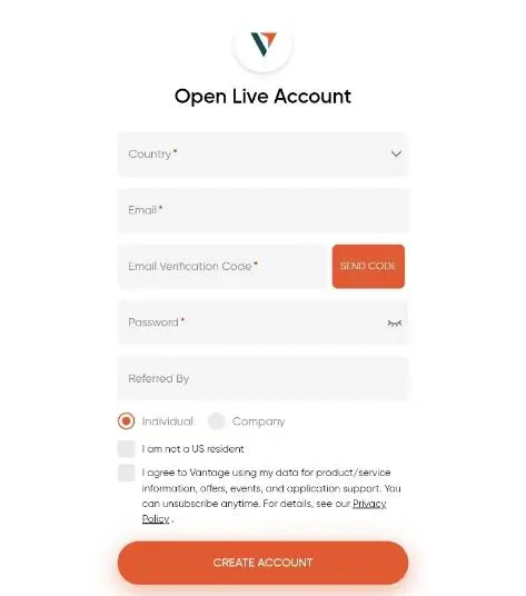 Account Types & Open an account