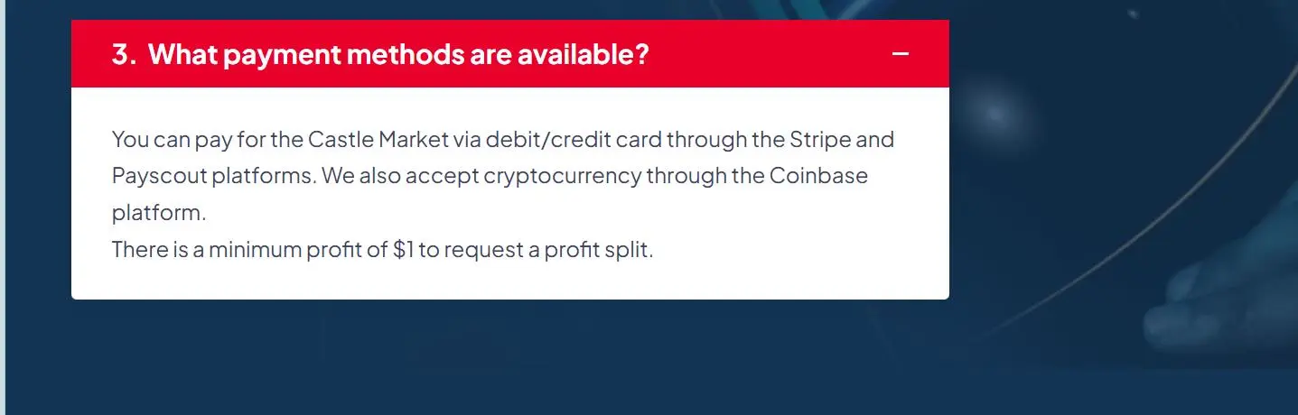 Payment methods