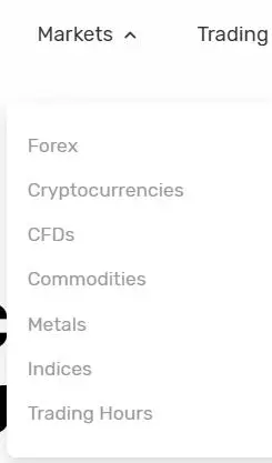 在FRX上可以交易什麼？