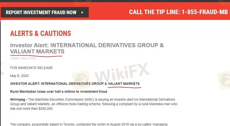 Is Valiant Markets Legit?