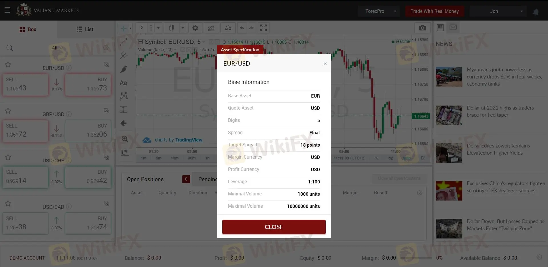 Web Trading Platform