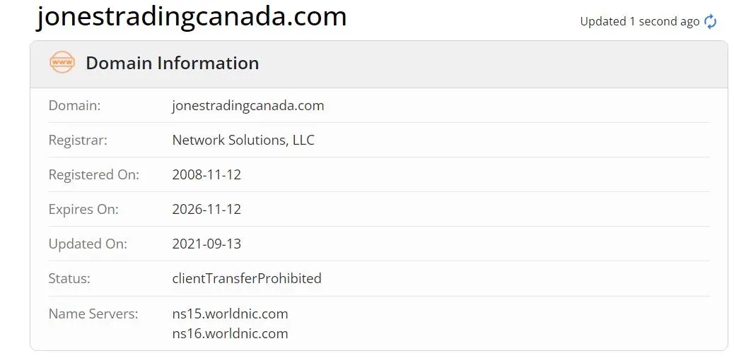Domain information