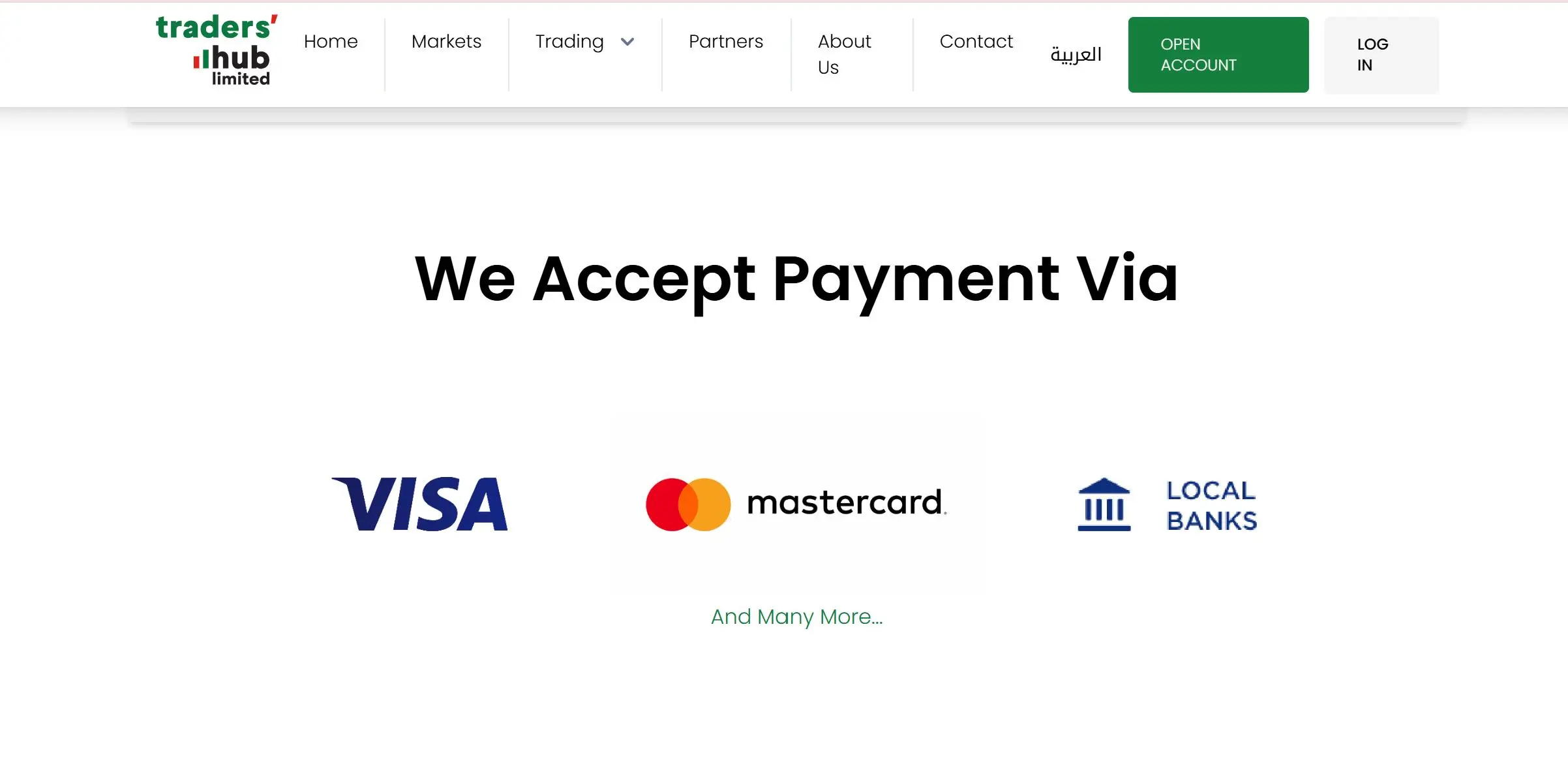 Payment options Payment options