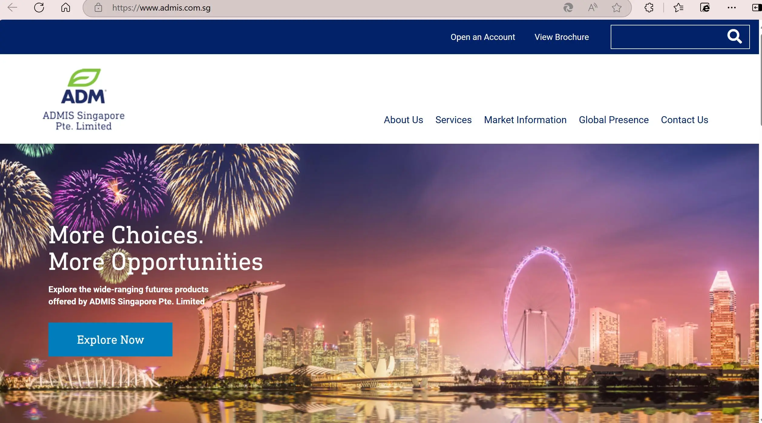 ADMIS' homepage