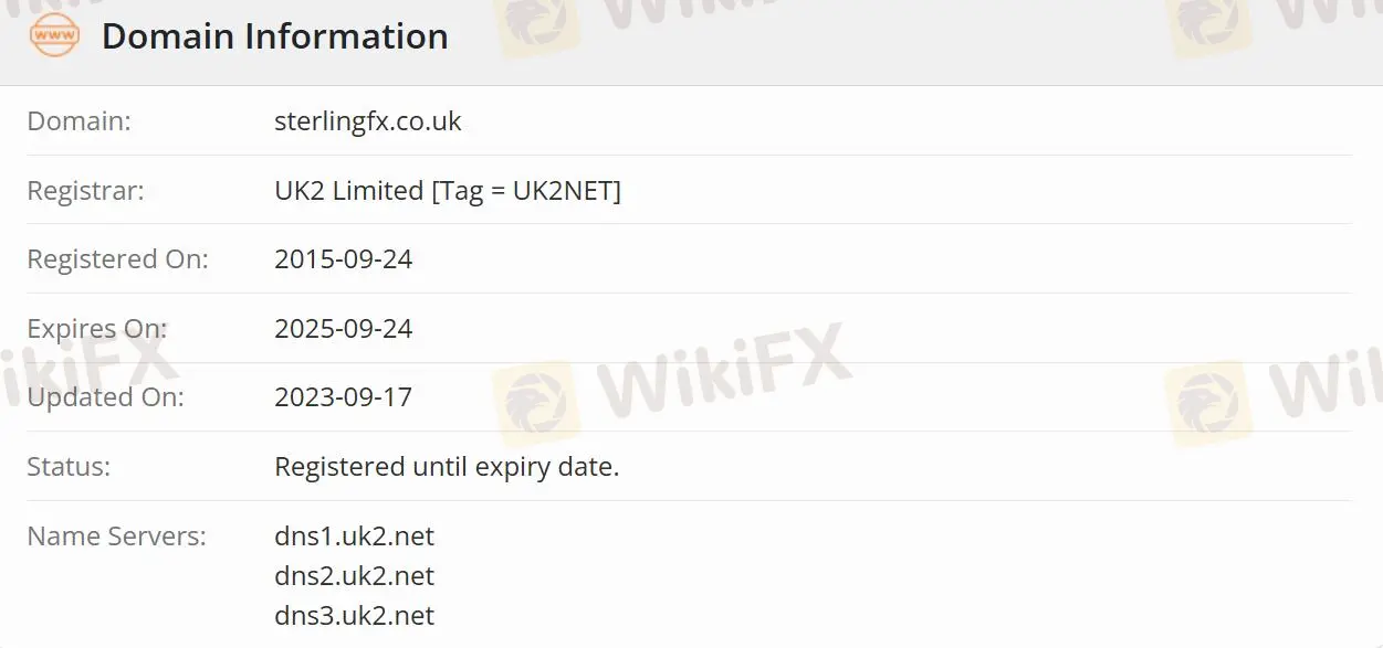 STERLING FX 是否合法？