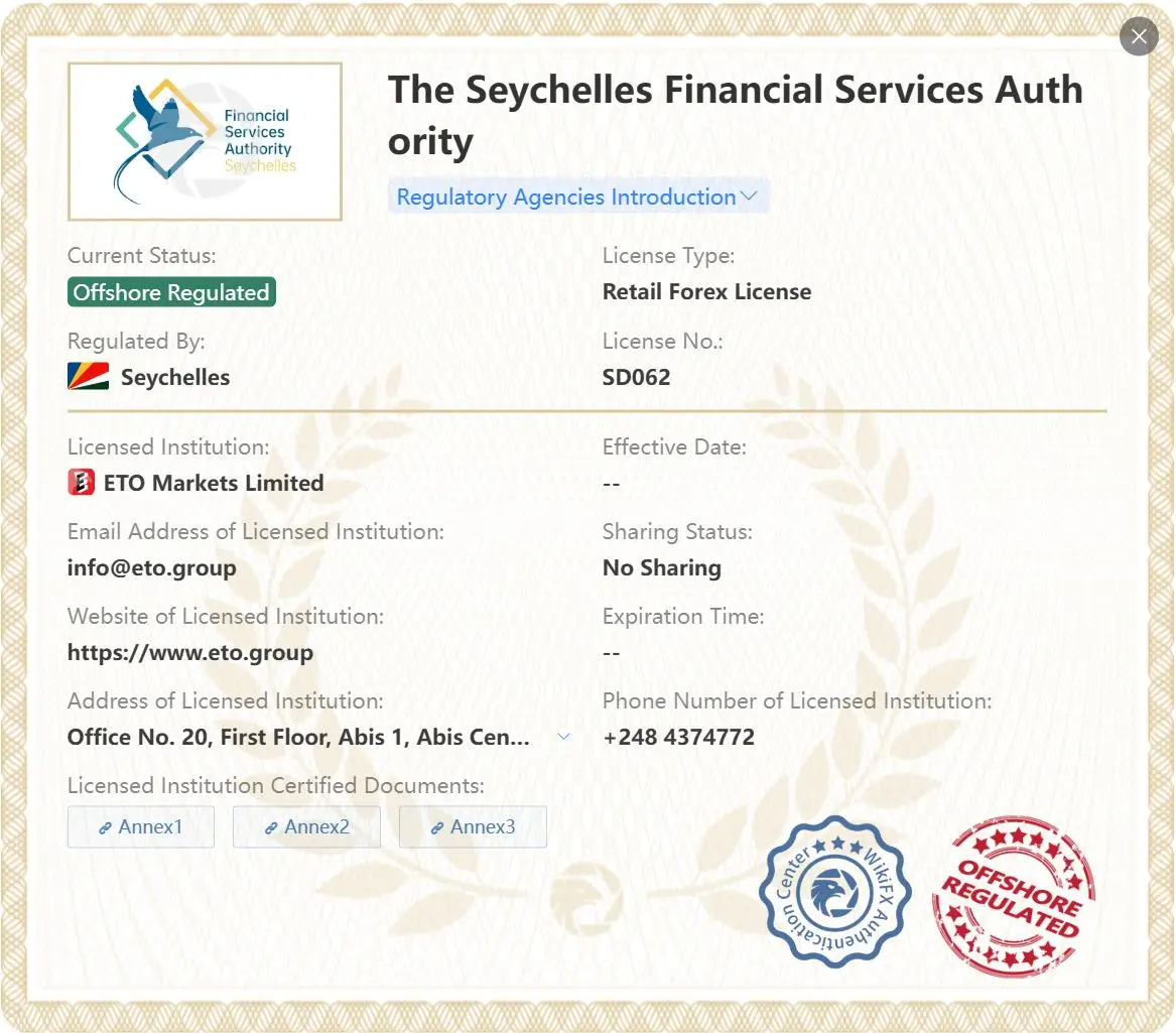 Offshore regulated by FSA