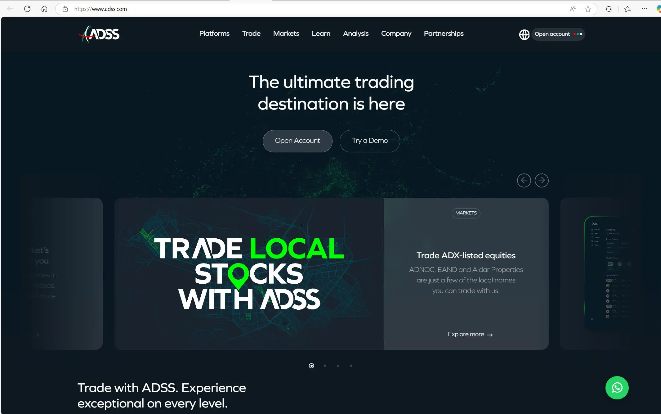 ADSS' homepage ADSS' homepage