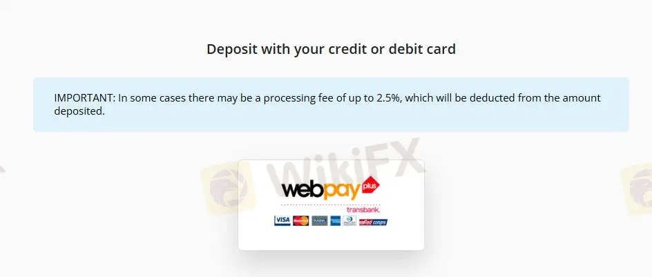 Deposit and Withdrawal