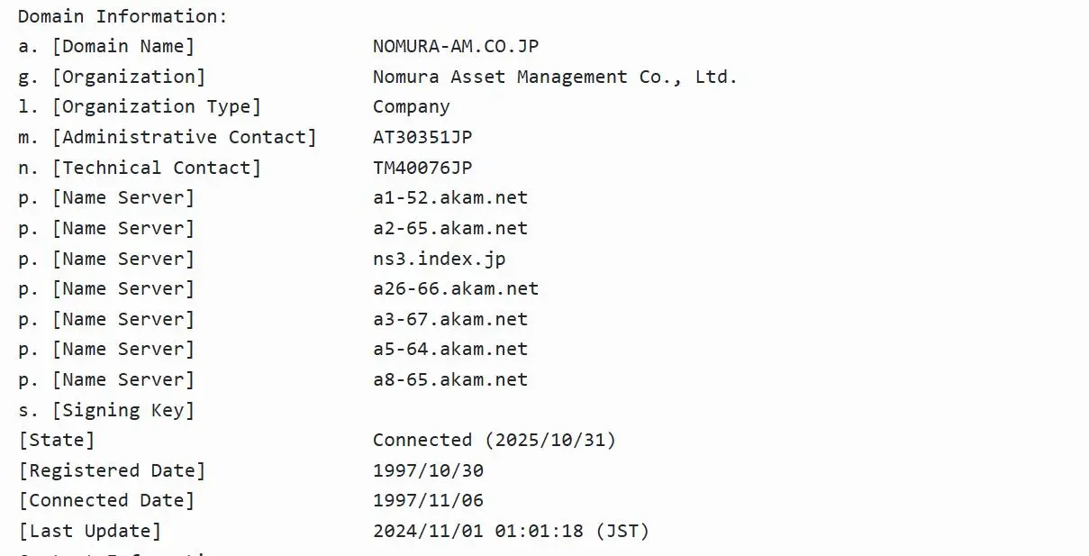 Nomura Asset Management 是否合法?