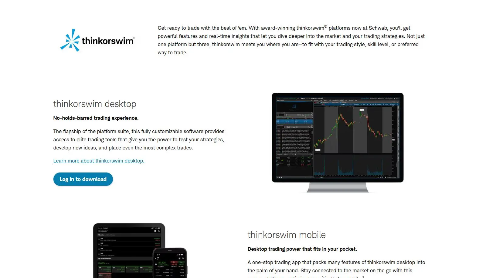 Charles Schwab- Best Mac platform for Advanced Charts