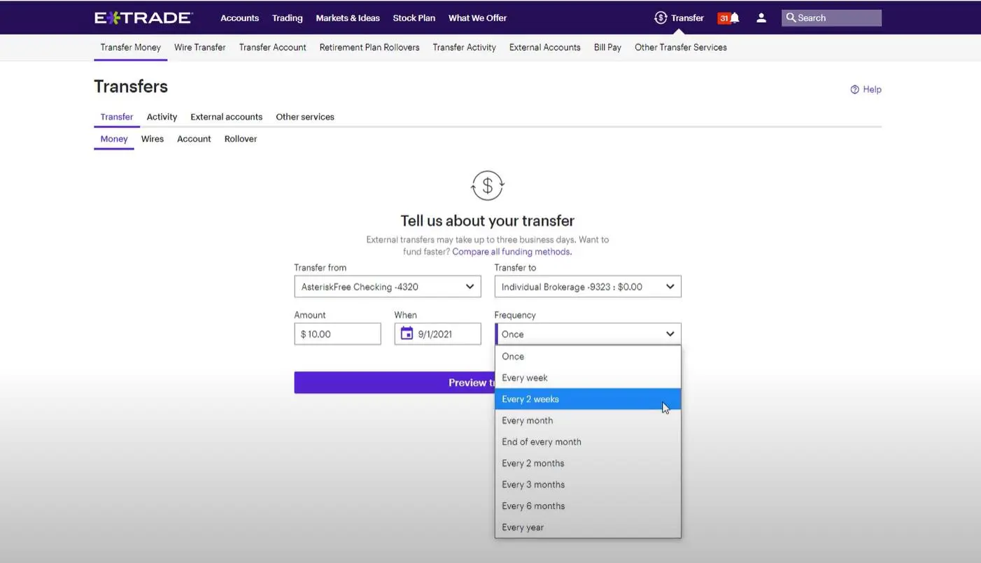 Fill in the Withdrawal Amount Fill in the Withdrawal Amount