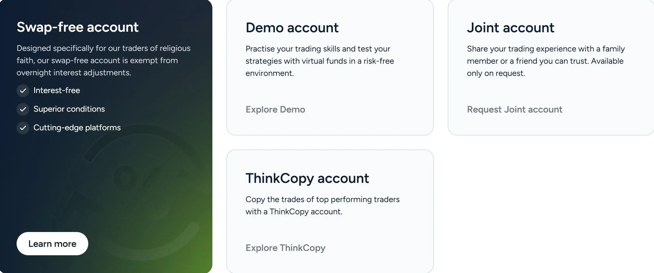 Trading Accounts