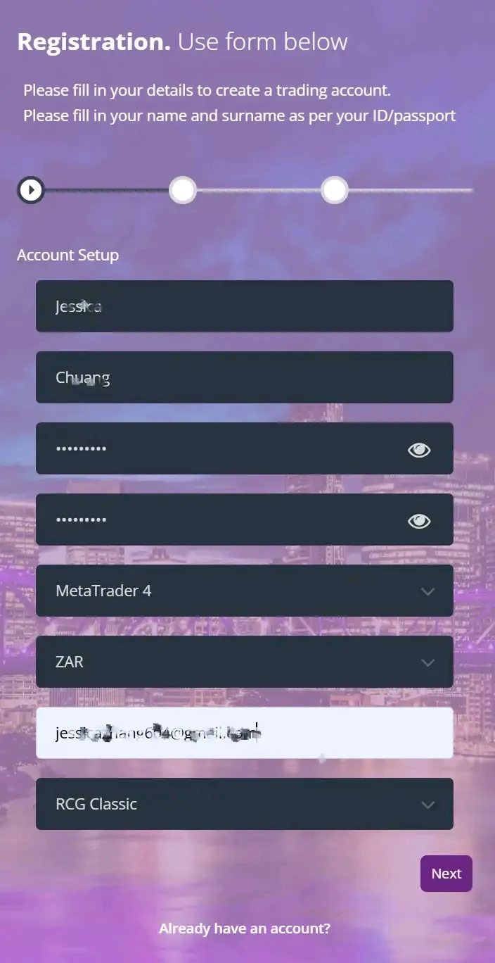 choose the right account choose the right account
