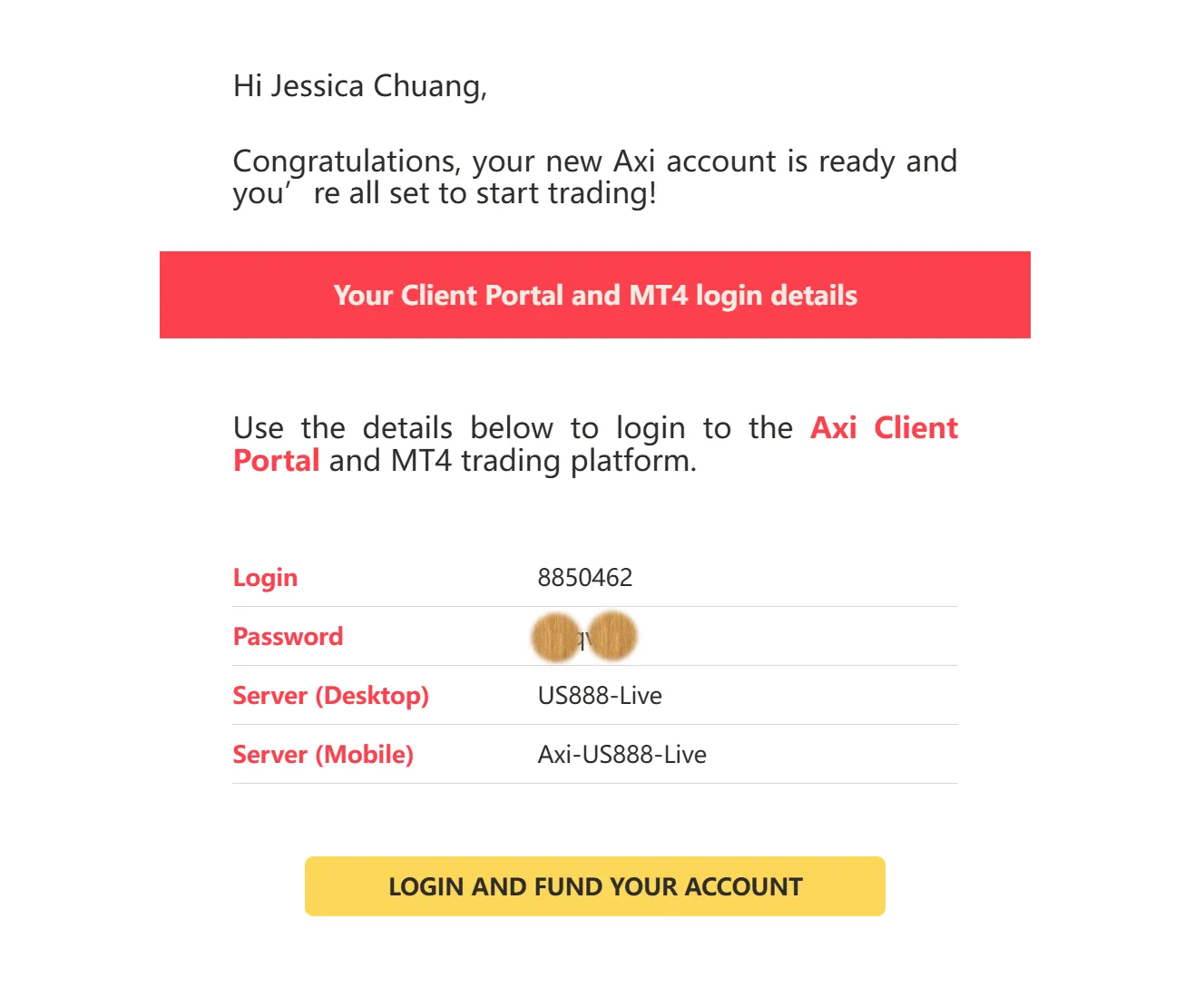 Axi Live Account Axi Live Account