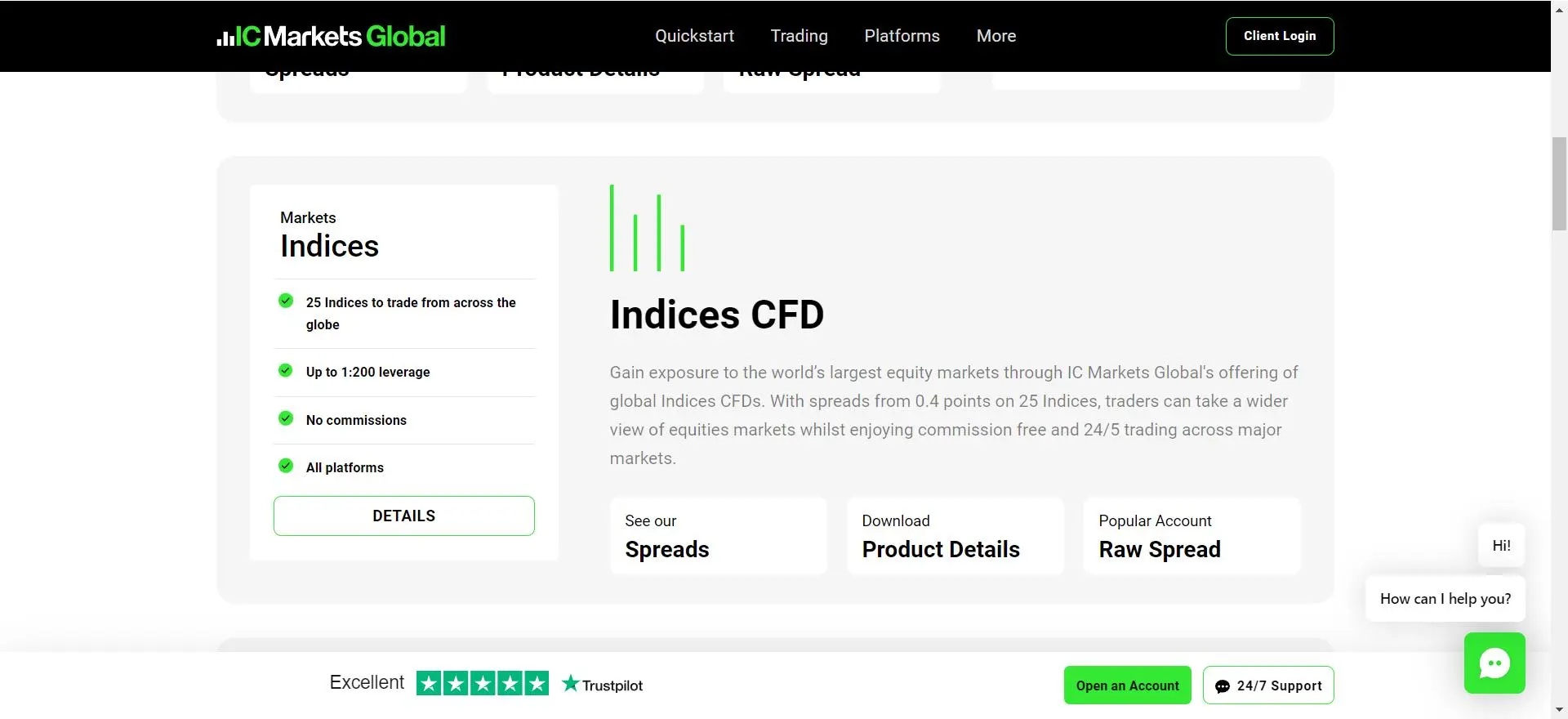 ICMarkets Global 產品回顧 ICMarkets Global 產品回顧
