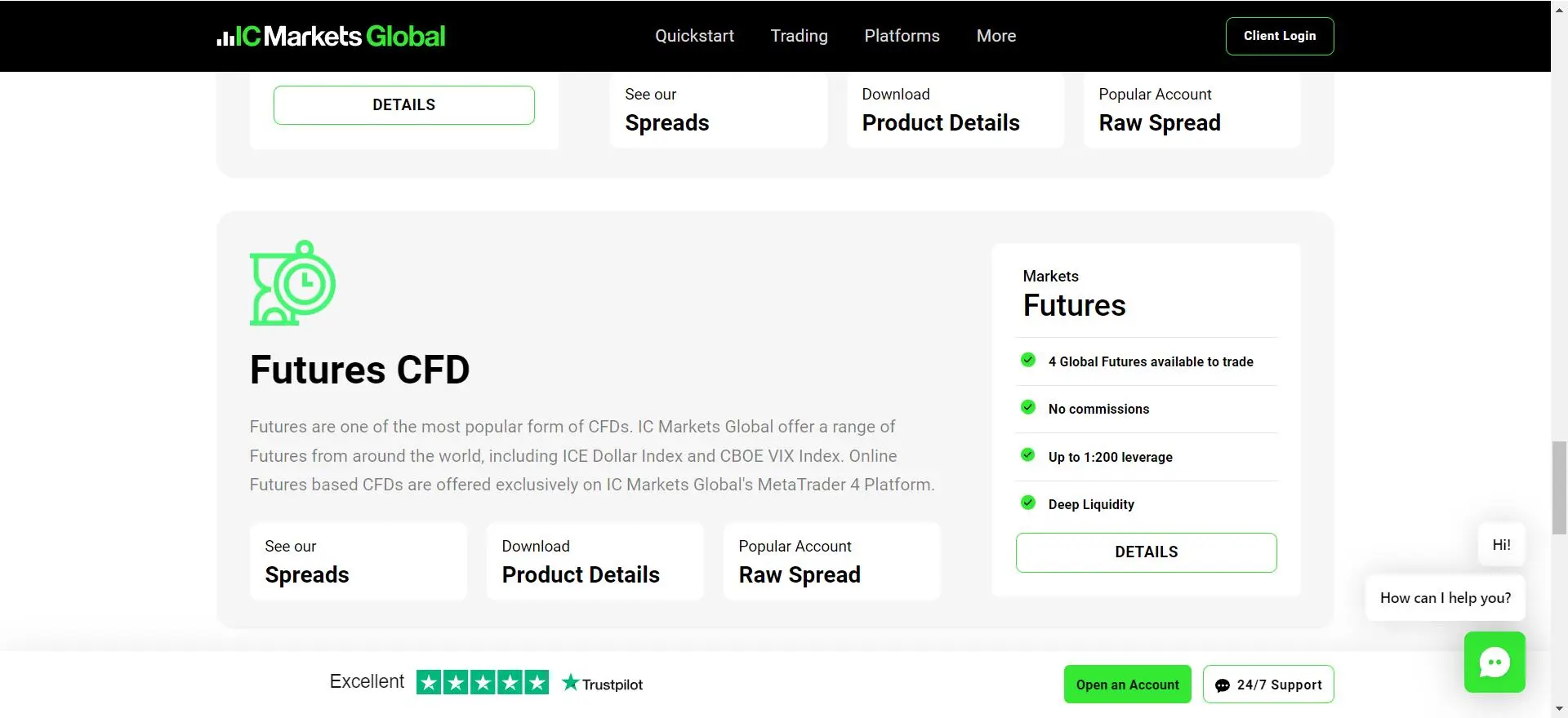 ICMarkets Global 產品回顧 ICMarkets Global 產品回顧