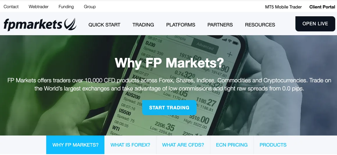 FP Markets Overview FP Markets Overview