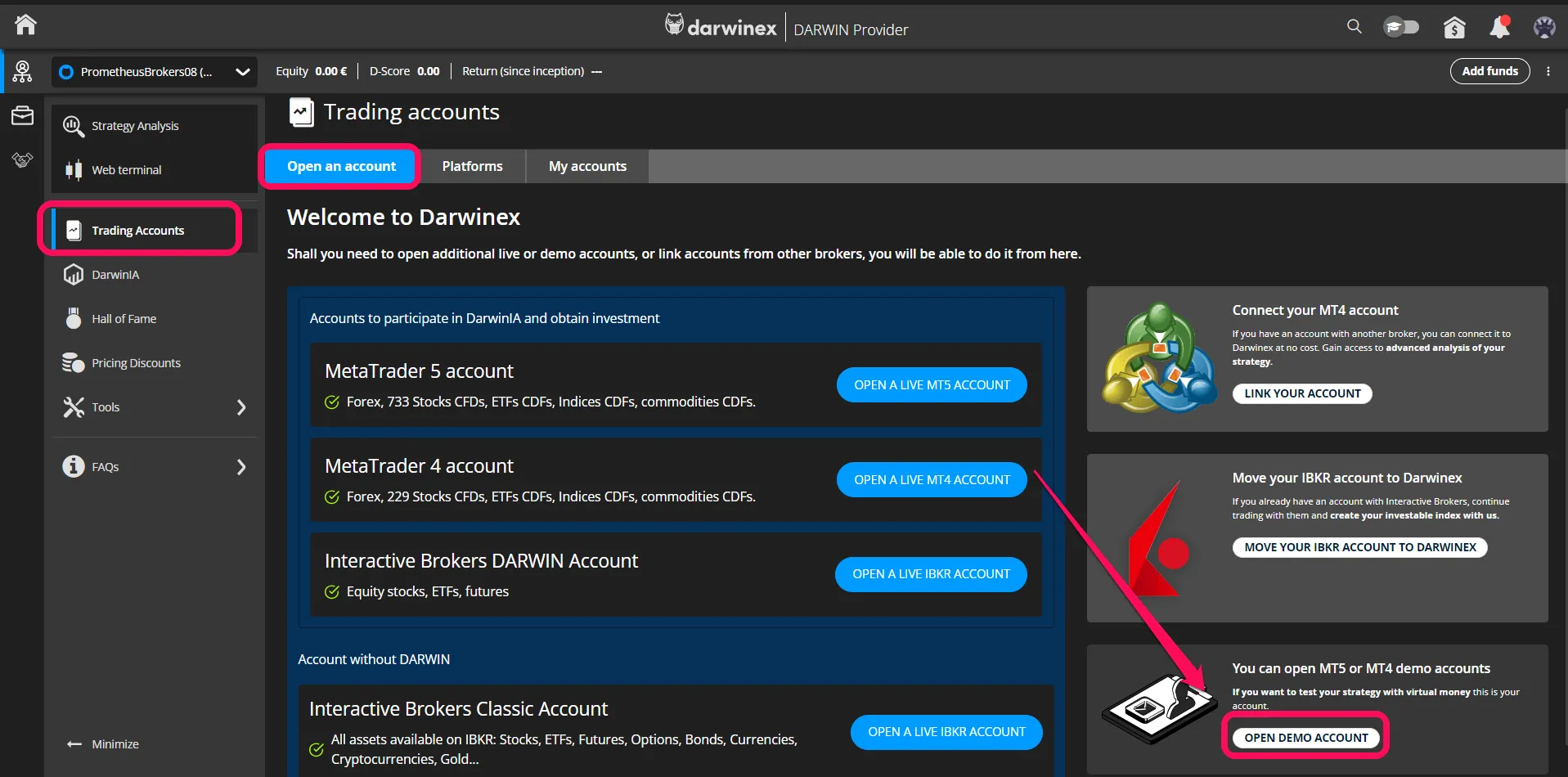 How to open a Darwinex demo account? How to open a Darwinex demo account?