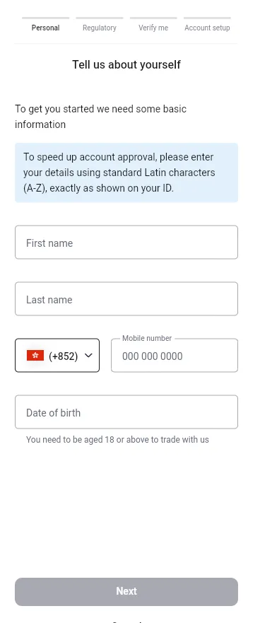 How to open an Alpari account How to open an Alpari account