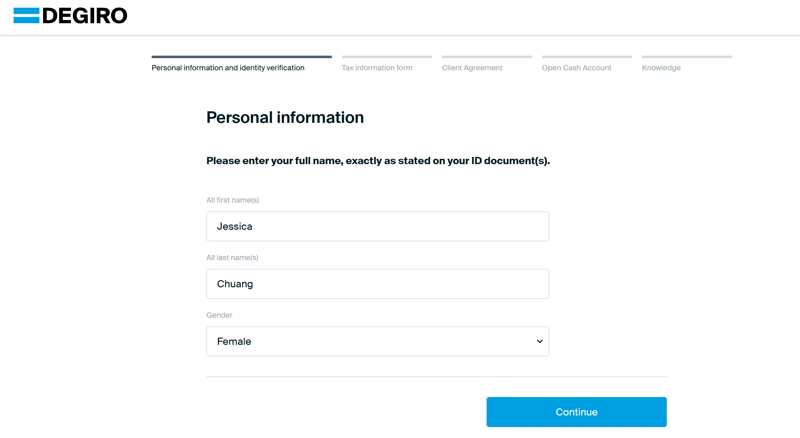 Degiro Accounts Degiro Accounts