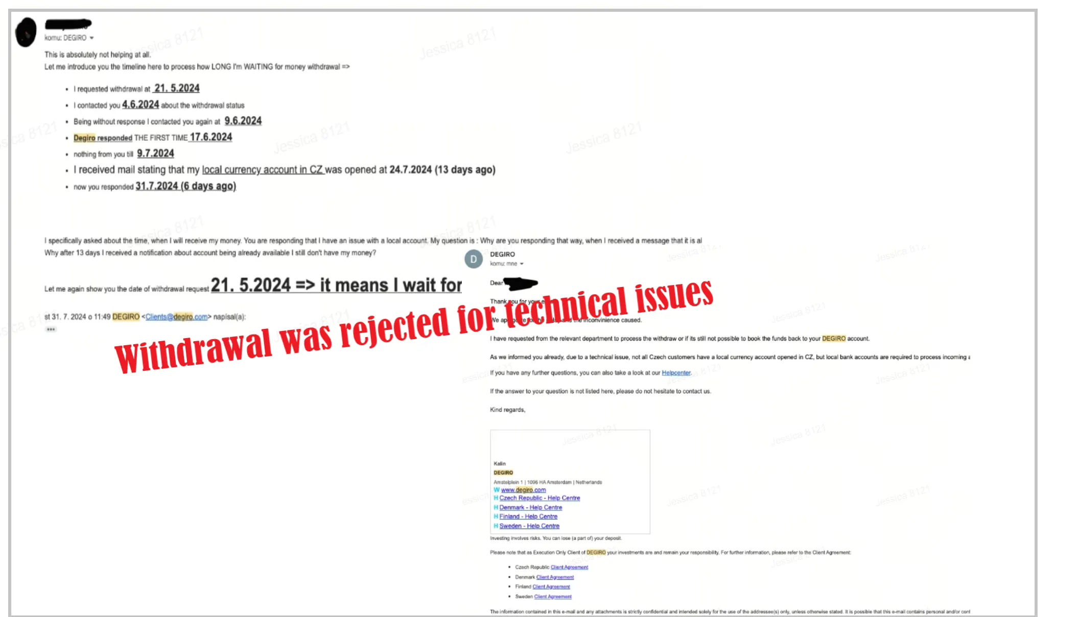 ery very very long withdrawal process ery very very long withdrawal process