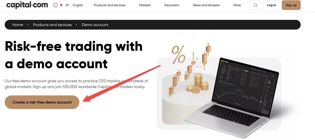 如何在 capital.com 开设模拟账户? 如何在 capital.com 开设模拟账户?