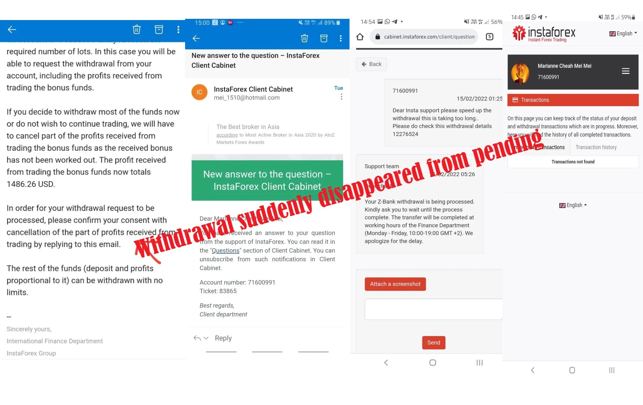 User Reviews on Instaforex Withdrawals User Reviews on Instaforex Withdrawals
