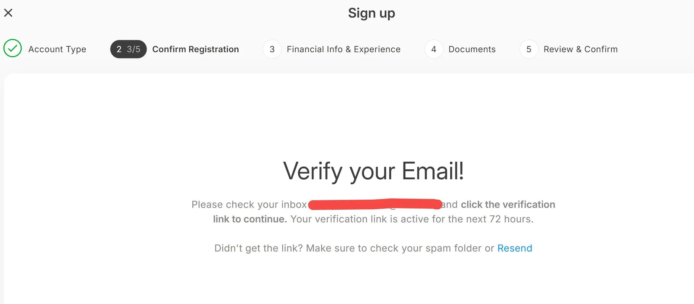 Check your email box.
