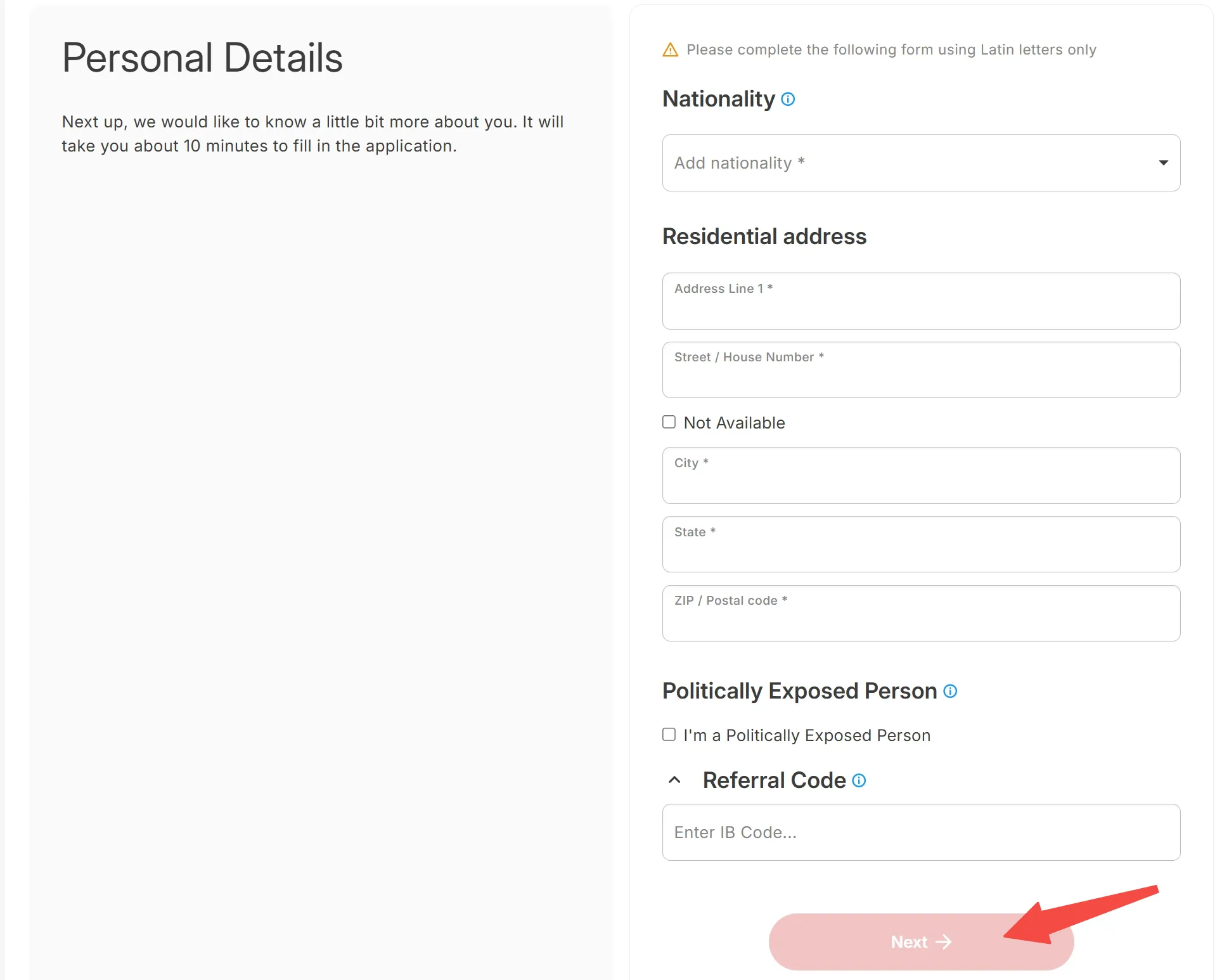 Offer more personal details