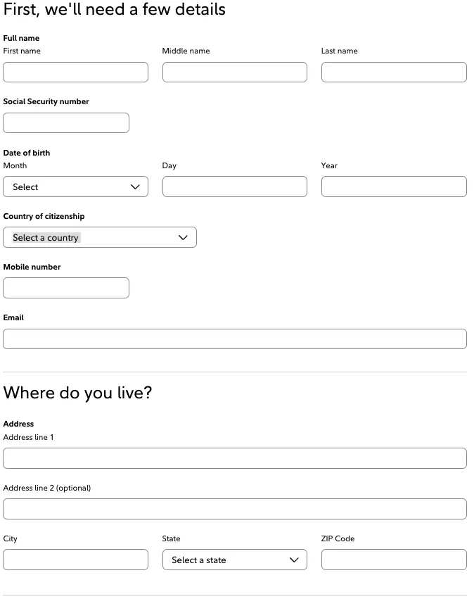Open a Fidelity Account Step by Step