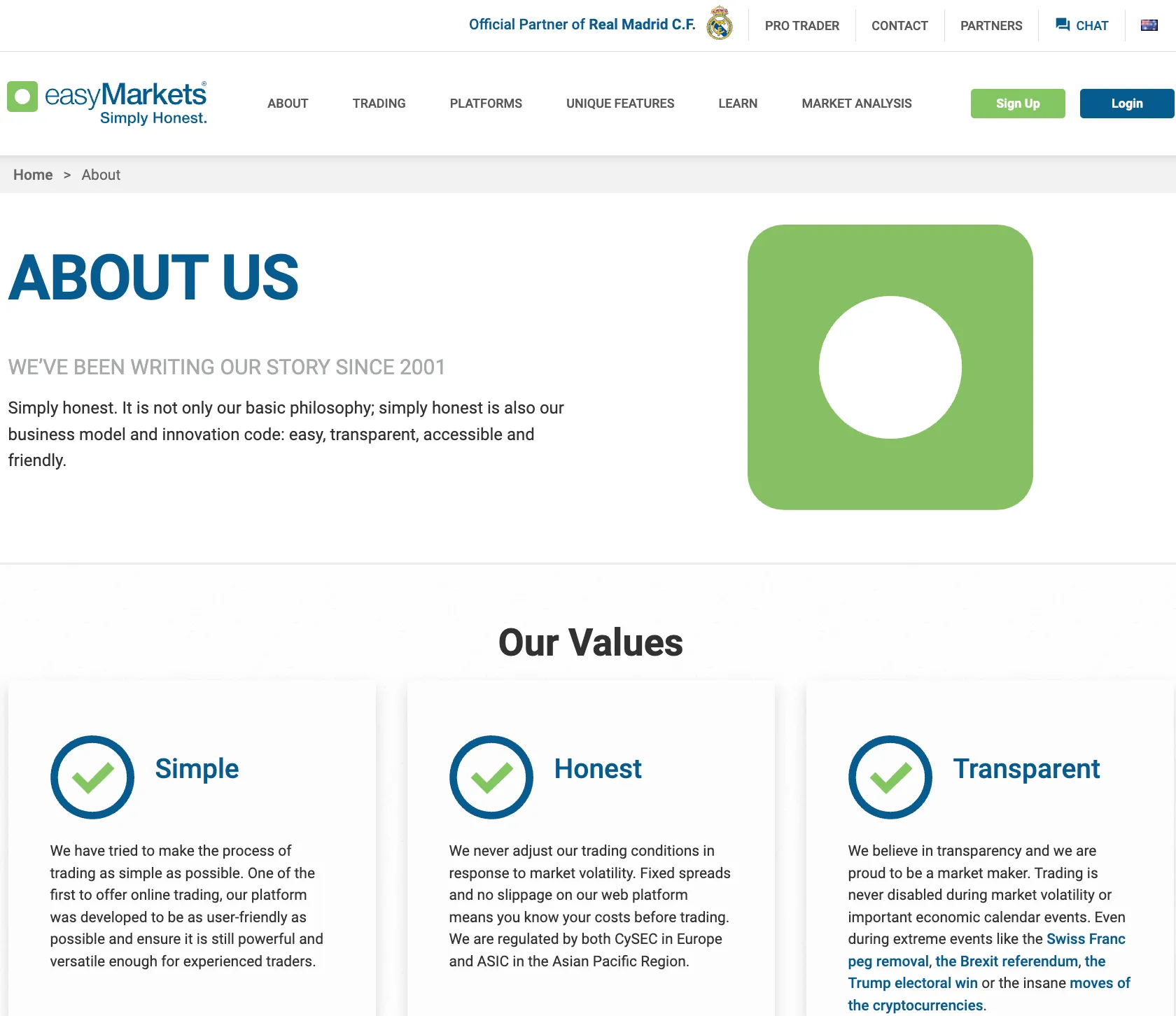 easyMarkets Overview