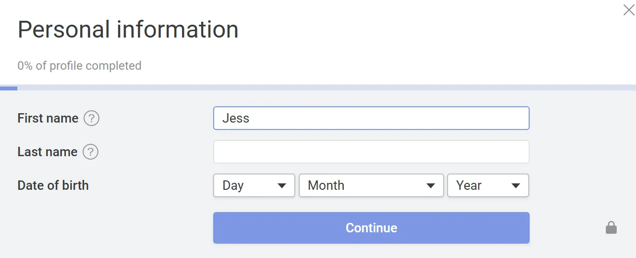 personal information 