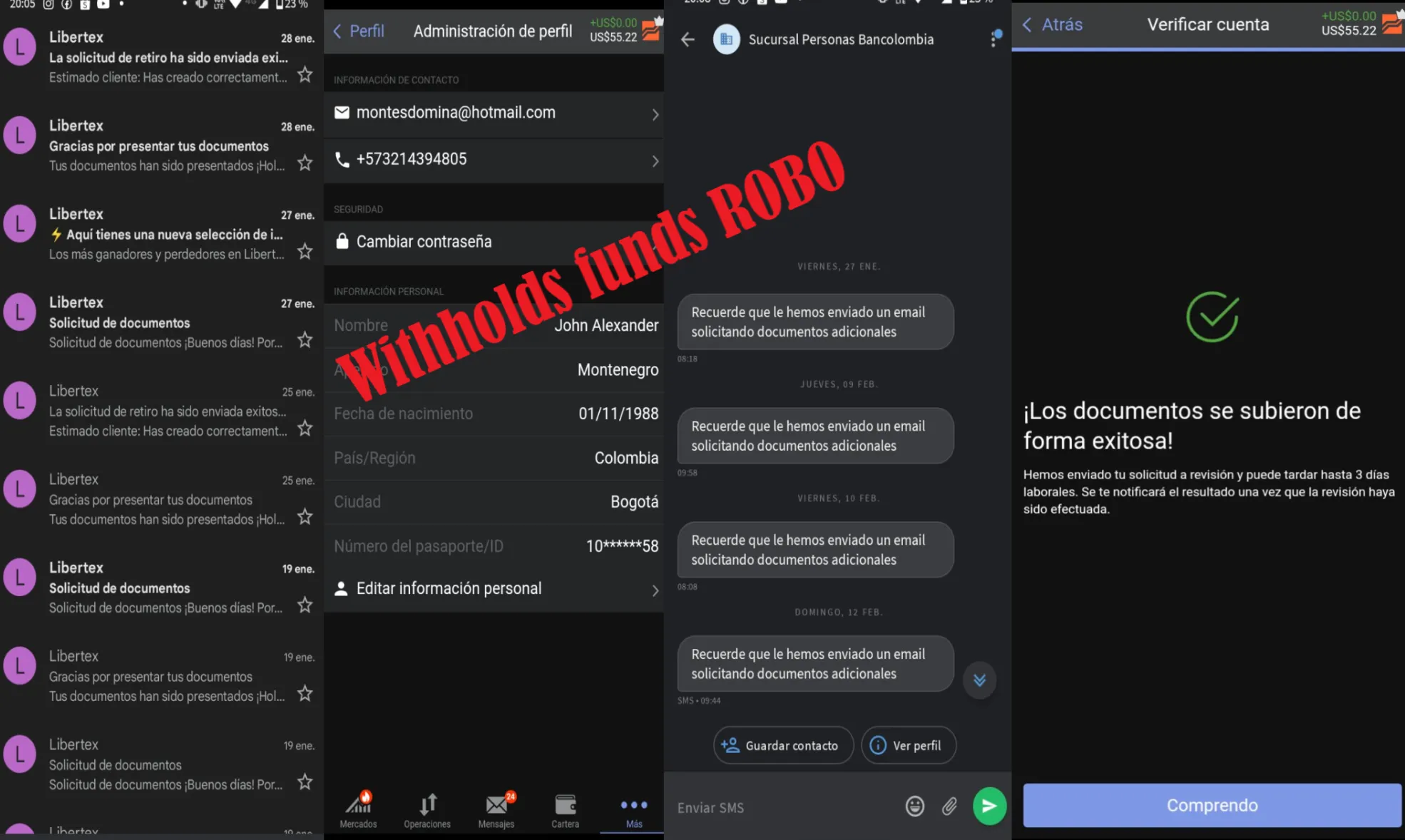 Negative reviews on Libertex withdrawals