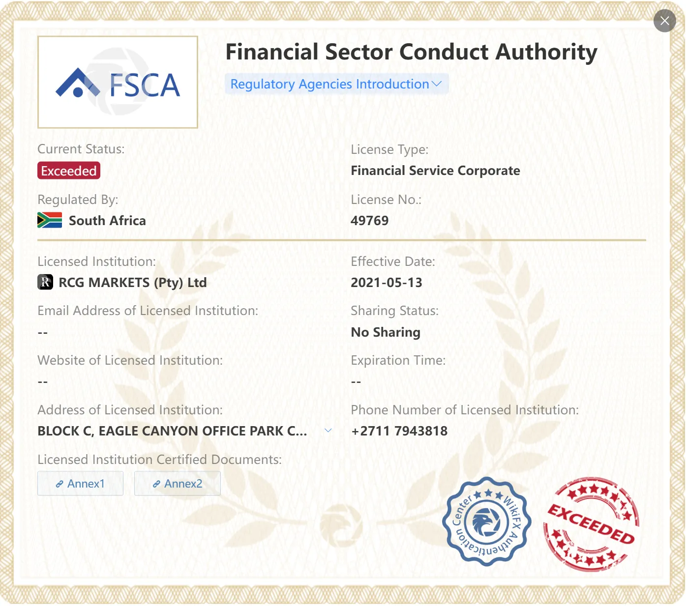 FSCA