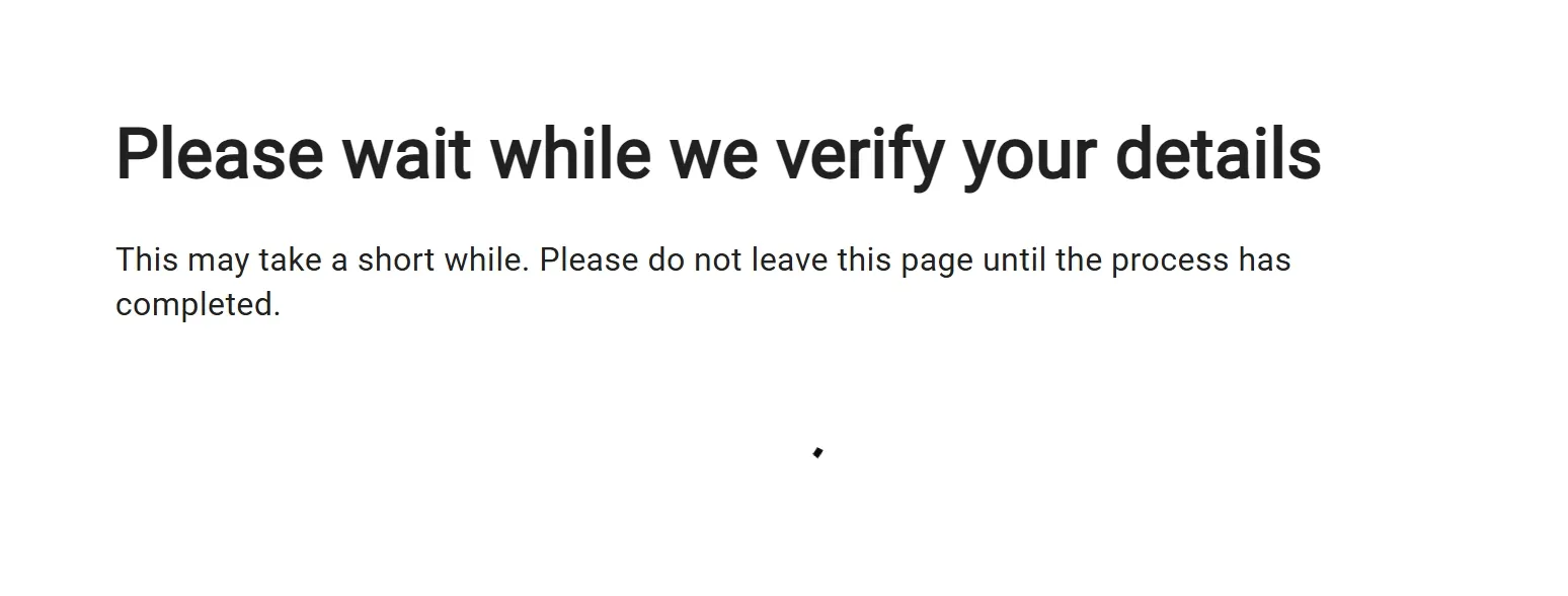 Click the 'Confirm and continue' button Click the 'Confirm and continue' button