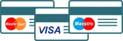 Visa/MasterCard/Maestro