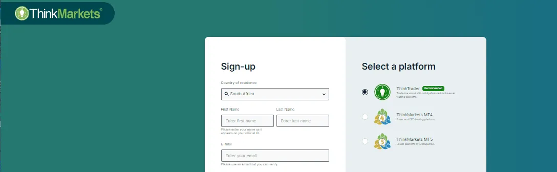 Setting up a ThinkMarkets Demo Account: A Step-by-Step Guide Setting up a ThinkMarkets Demo Account: A Step-by-Step Guide