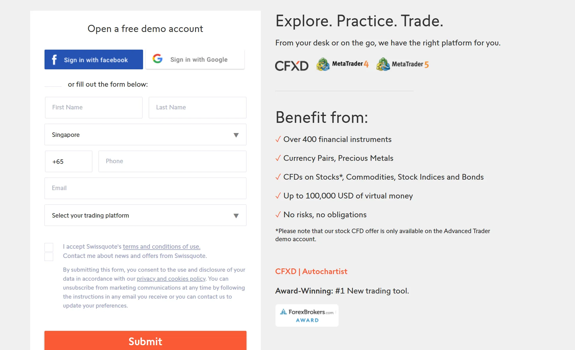 Swissquote Demo Account Swissquote Demo Account