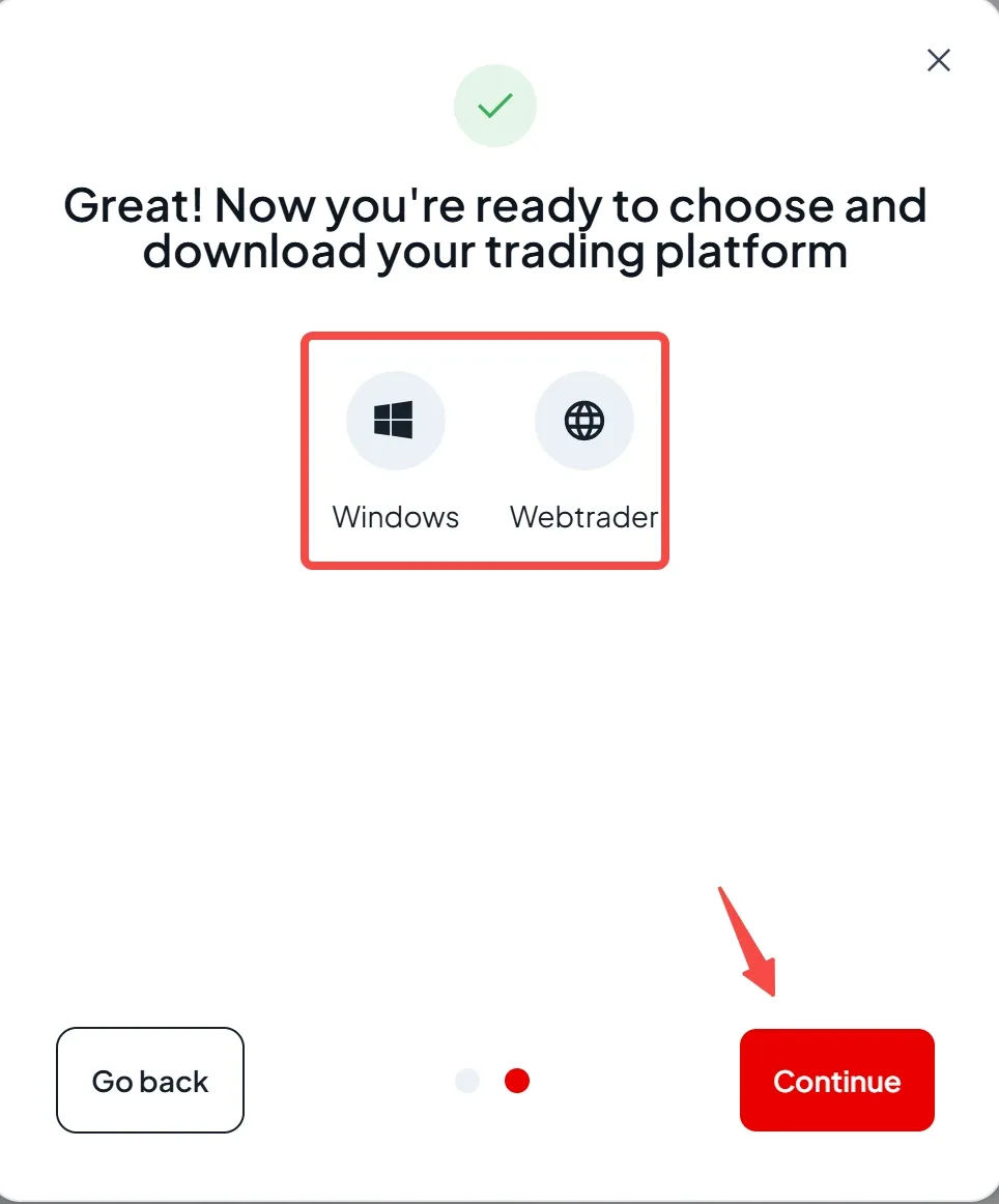 Choose your trading platform
