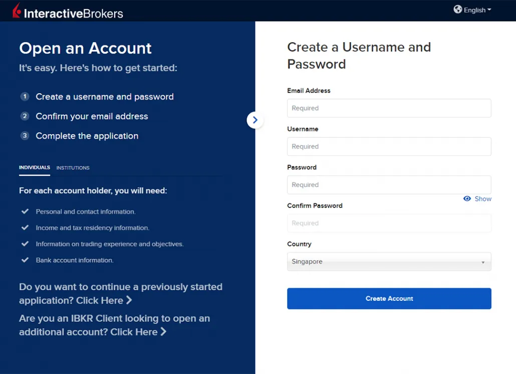 How to open an Interactive Brokers (IBKR) account?
