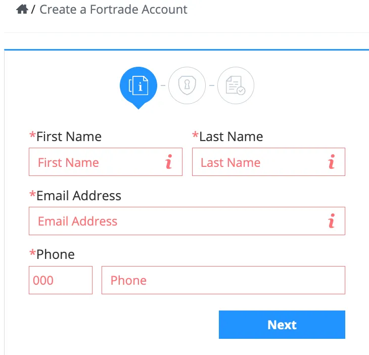 How to Open a Fortrade Account? How to Open a Fortrade Account?
