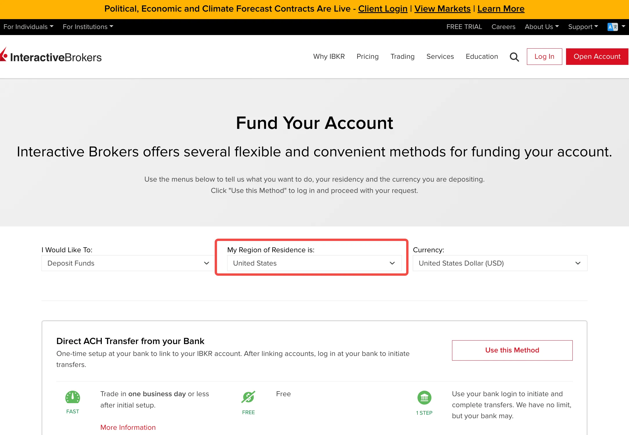 How to Fund your Account?
