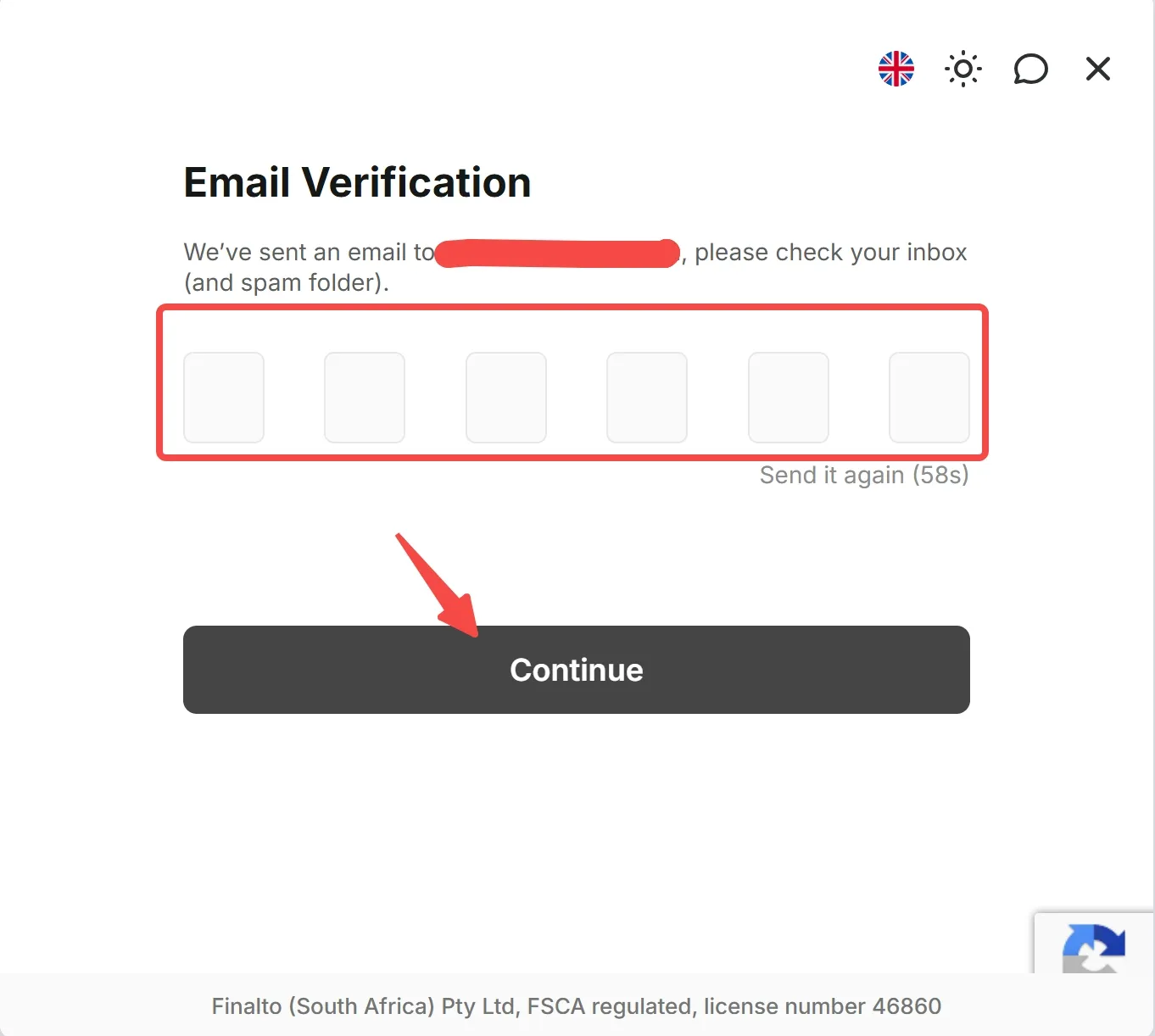 Fill in your verification code Fill in your verification code